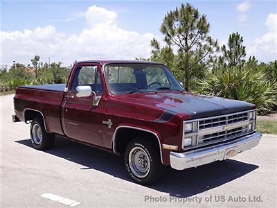 Chevrolet : C-10 Silverado 1984 chevrolet c 10 restored clean carfax classic truck 5.0 l v 8 silverado gmc c k