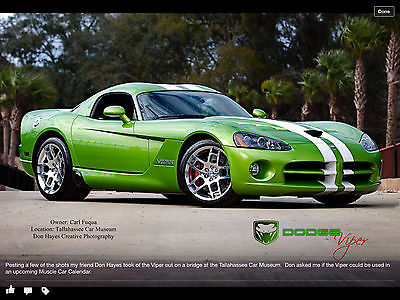 Dodge : Viper SRT-10 Coupe 2-Door 2008 dodge viper srt 10 coupe 2 door 8.4 l