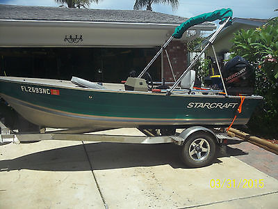 15' Starcraft with 25 Mercury 4 Stroke - Less than 10 hours on motor