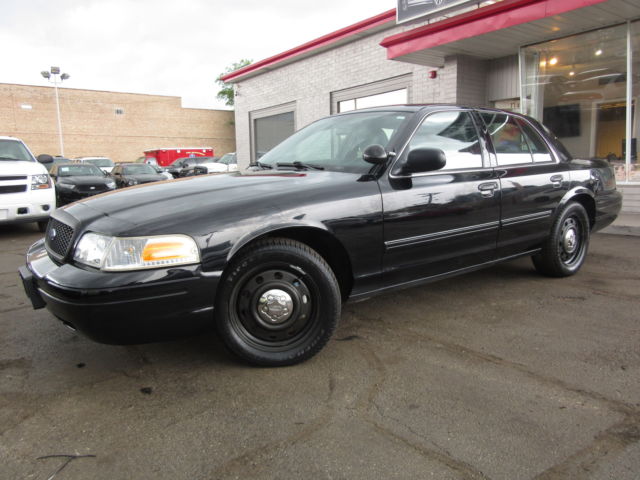 Ford : Crown Victoria 4dr Sdn Stre Black P71 Ex Police 87k Miles Pw Pl Psts Well Maintained Nice