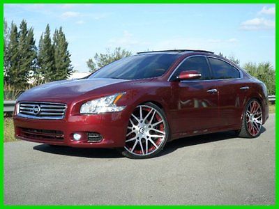 Nissan : Maxima 3.5 SV 22 COLOR DIALED FORGIATO's, CUSTOM SOUND SY 2013 nissan maxima 3.5 sv custom car low miles 22 forgiato wheels sound system