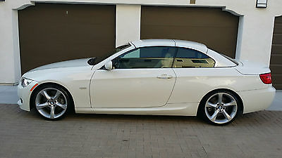 BMW : 3-Series 335 CONVERTIBLE FLAWLESS!!!  POLAR WHITE WITH OYSTER LEATHER - EVERY OPTION