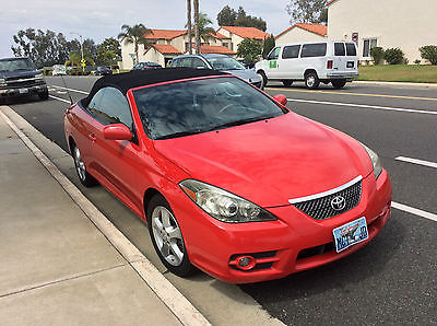 Toyota : Solara Sports 2008 red convertible toyota solara sle all loaded like new