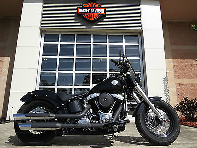 Harley-Davidson : Softail 2014 fls softail slim balanced 103 motor 6 spd abs security windshield like new