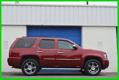 Chevrolet : Tahoe LTZ 4X4 4WD Navigation Leather Rear Cam DVD Loaded Repairable Rebuildable Salvage Lot Drives Great Project Builder Fixer Rear Hit