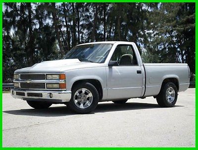 Chevrolet : C/K Pickup 1500 C1500 Scottsdale 1990 chevy 1500 single cab short bed lowered v 6 clean title