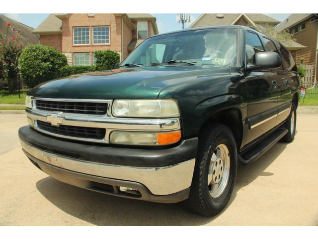 Chevrolet : Suburban 4dr 1500 2WD 2002 chevy suburban ls 1 tx owner clean title rust free 3 rd row seat