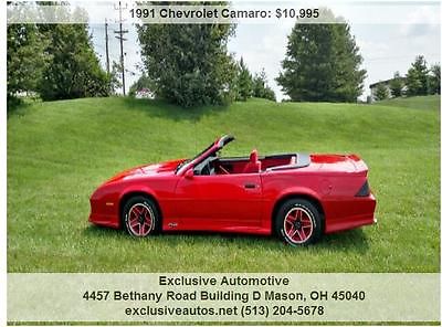 Chevrolet : Camaro RS Convertible 2-Door 1991 chevrolet camaro rs convertible 2 door 5.0 l