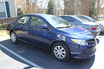 Toyota : Corolla L 2013 toyota corolla l 1.8 l automatic blue mpg 34 22000 miles no accident one owner