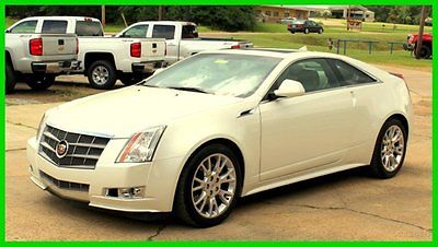 Cadillac : CTS Premium NAVIGATION BOSE HEATED COOLED SEATS ROOF 2011 cts premium coupe 3.6 l 34 k roof navi ac htd seats backup bose white diamond