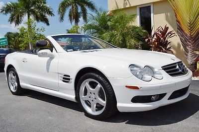 Mercedes-Benz : SL-Class 2003 mercedes sl 500 convertible 94 945 msrp sport heated cooled leather amg