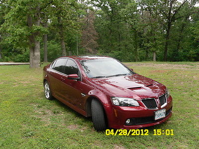 Pontiac : G8 Base Sedan 4-Door 2009 pontiac g 8 one owner 38.1 k sunroof multiplayer cd dual climate tinted