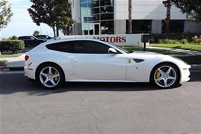 Ferrari : FF 2dr Hatchback 2012 ferrari ff loaded with options rare bianco italia paint code pearl white