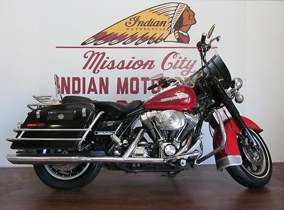 Harley-Davidson : Touring 2004 harley davidson flhpi road king police fi custom paint