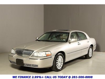 Lincoln : Town Car 2007 TOWN CAR SIGNATURE SUNROOF HEATSEATS LEATHER 2007 town car signature sunroof heated seats leather 18 alloys gold tan clean