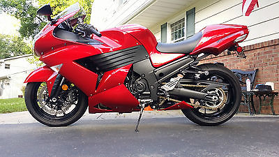 Kawasaki : Ninja 2010 red kawasaki zx 14 r