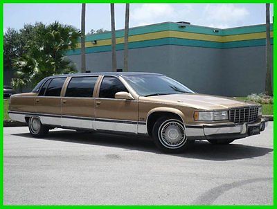 Cadillac : Fleetwood 1996 cadillac fleetwood limousine master coachbuilder 5.7 l v 8 35 k miles