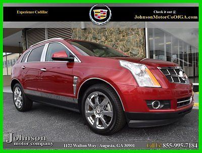Cadillac : SRX Premium Collection Certified 2012 cadillac srx premium navigation sunroof heated leather red bose chrome