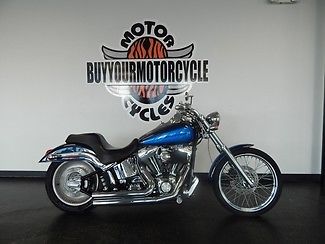 Harley-Davidson : Softail 2000 blue fxstd