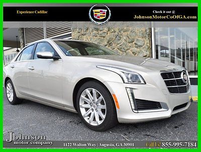 Cadillac : CTS 3.6L Luxury Collection Certified 2014 cadillac cts luxury navigation sunroof bose heated leather certified silver