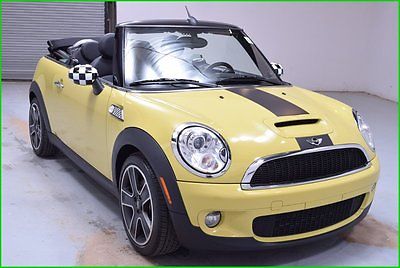 Mini : Cooper S S 4x2 4 Cyl Manual Convertible Leather heated int FINANCING AVAILABLE! 54k Miles Used 2010 MINI Cooper S Convertible Clean carfax!