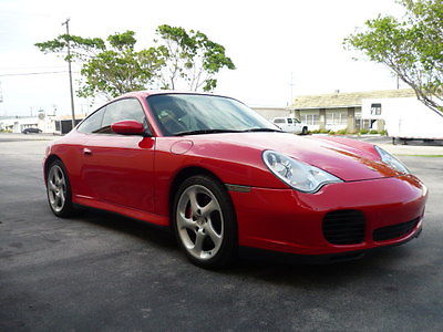 Porsche : 911 Carrera 4 S Porsche 911 C4S, GAURDS RED 2002 41K  IMS UPGRADED L&N