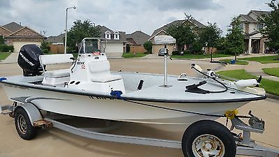 2006 KENNER 18 FT BAY BOAT WITH MOTOR AND TRAILER
