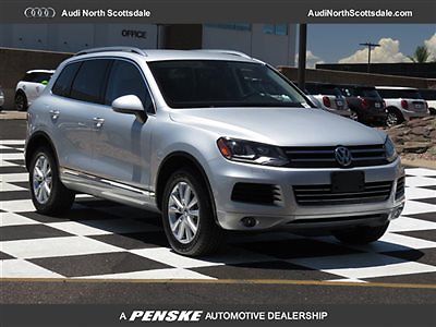 Volkswagen : Touareg Sport VR6 Warranty Used 2013 Volkswagen Touareg Bluetooth AWD SUV VR6 Black Leather Sirius XM