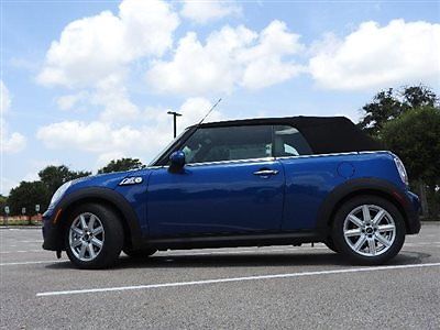 Mini : Cooper 2dr S MINI Cooper Convertible 2dr S New Automatic Gasoline 1.6L 4 Cyl Lightning Blue M