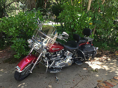 Harley-Davidson : Softail Harley Davidson 2004 Heritage Softail Motorcycle - Only 31K Miles - 1150CC - Red