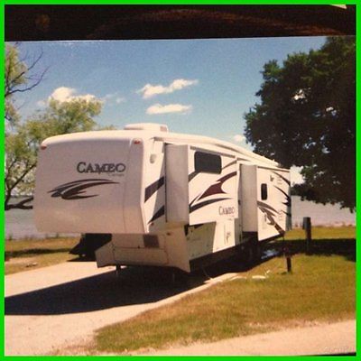 2010 Carriage Cameo 35SB3 35' Fifth Wheel 3 Slide Outs Fireplace Queen Bed TEXAS