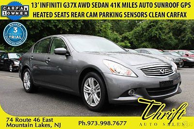 Infiniti : G37 X Sedan 4-Door 2013 used 3.7 l v 6 24 v automatic awd sedan premium