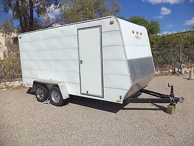 2006 CARSON ENCLOSED UTILITY TRAILER READY FOR WORK OR PLAY TOY HAULER (NICE)