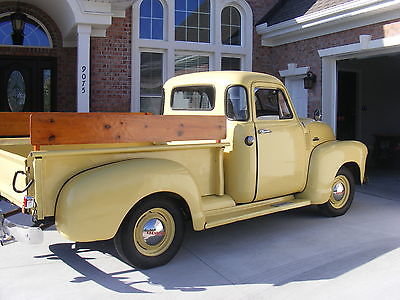 Chevrolet : Other Pickups 2 door 1953 chevy 3100 5 window pickup truck runs great