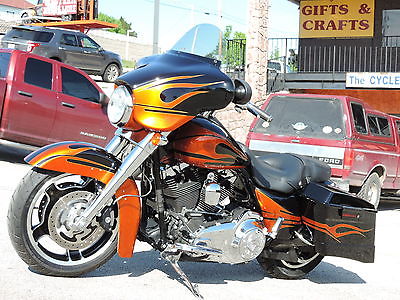 Harley-Davidson : Touring 2010 harley davidson flhx street glide nav cruise 32 k miles 2015 paint