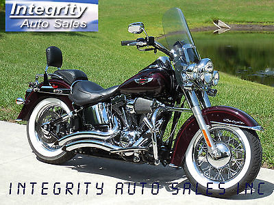 Harley-Davidson : Softail 2005 harley davidson flstn deluxe flawless motorcycle lot s of extras