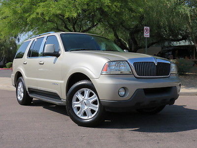 Lincoln : Aviator Premium 2004 lincoln aviator 2 wd 4.6 l loaded leather third seat sunroof new tires