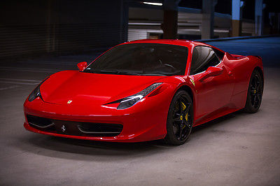 Ferrari : 458 Italia Coupe 2-Door 2014 ferrari 458 italia coupe only 3 k mi navigation backup cam