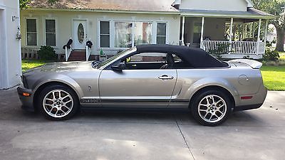 Ford : Mustang Original Owner 2008 ford mustang shelby gt 500 convertible 2 door 5.4 l supercharger