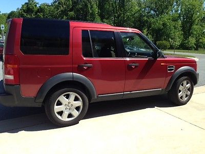 Land Rover : LR3 HSE 2008 land rover lr 3 hse red