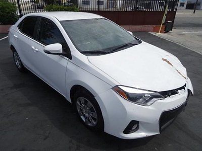 Toyota : Corolla S 2015 toyota corolla s repairable salvage damaged fixable project save wrecked