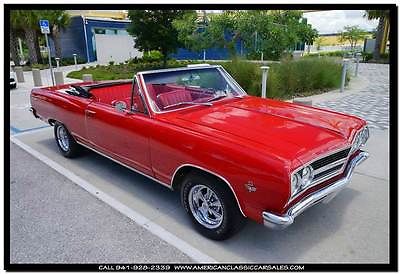 Chevrolet : Chevelle Super Sport 1965 chevelle malibu ss convertible 400 hp 4 spd red red white 12 bolt posi nice