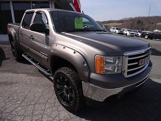 GMC : Sierra 1500 SLE Custom 2012 gmc sierra crew cab 1500 sle custom 4 x 4 5.3 l v 8 lift kit monster wheels