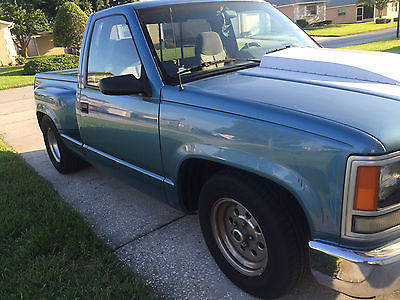 Chevrolet : Other Pickups Step side Chevy small block 305 with cam, single chamber mufflers, Ford 9 in rear