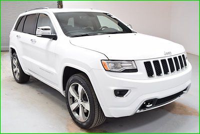 Jeep : Grand Cherokee Overland 3.6L V6 Gas 4WD SUV - Navigation! NAV Panoramic Sunroof Leather Back-up Cam2015 Jeep Grand Cherokee Overland