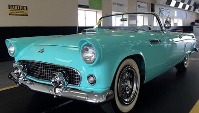 Ford : Thunderbird deluxe 1955 ford thunderbird convertible with 17 k miles