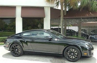 Bentley : Continental GT Supersports Coupe 2-Door 2010 bentley continental supersports beluga exterior clean carfax 616 h p rare