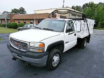 GMC : Sierra 3500 Dump Truck 2001 gmc sierra 3500 4 x 4 diesel 9 ft dump truck