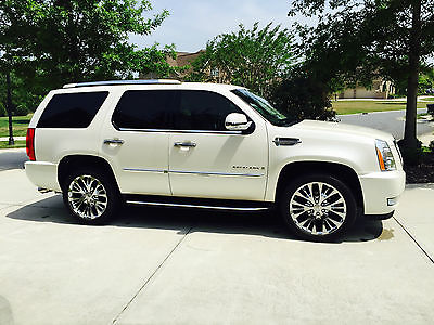 Cadillac : Escalade Platinum Sport Utility 4-Door 2009 awd white cadillac esclade