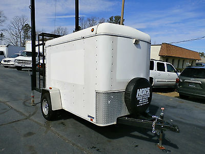 2004 UNITED ENCLOSED TRAILER WITH 15 FT BOOM/SCAFFOLD